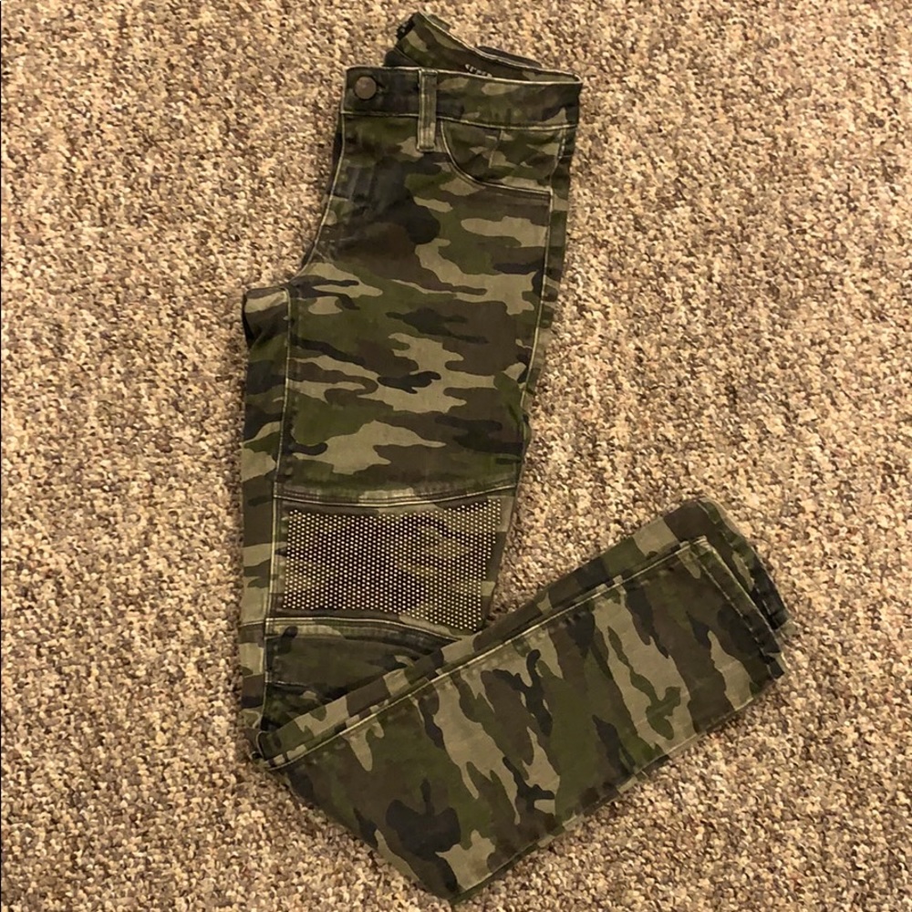 Camo Denim Pants